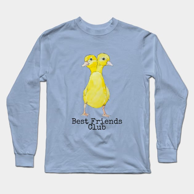 Best Friends Club Long Sleeve T-Shirt by JJacobs